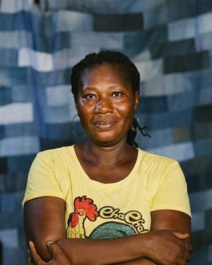 ### Monica Aryeetey
##### Kantamanto Retailer
* Buying ladies office trousers from the UK
* With an average of 10 bales / week
* Works with an estimated 200 items / bale
* For 18 years
